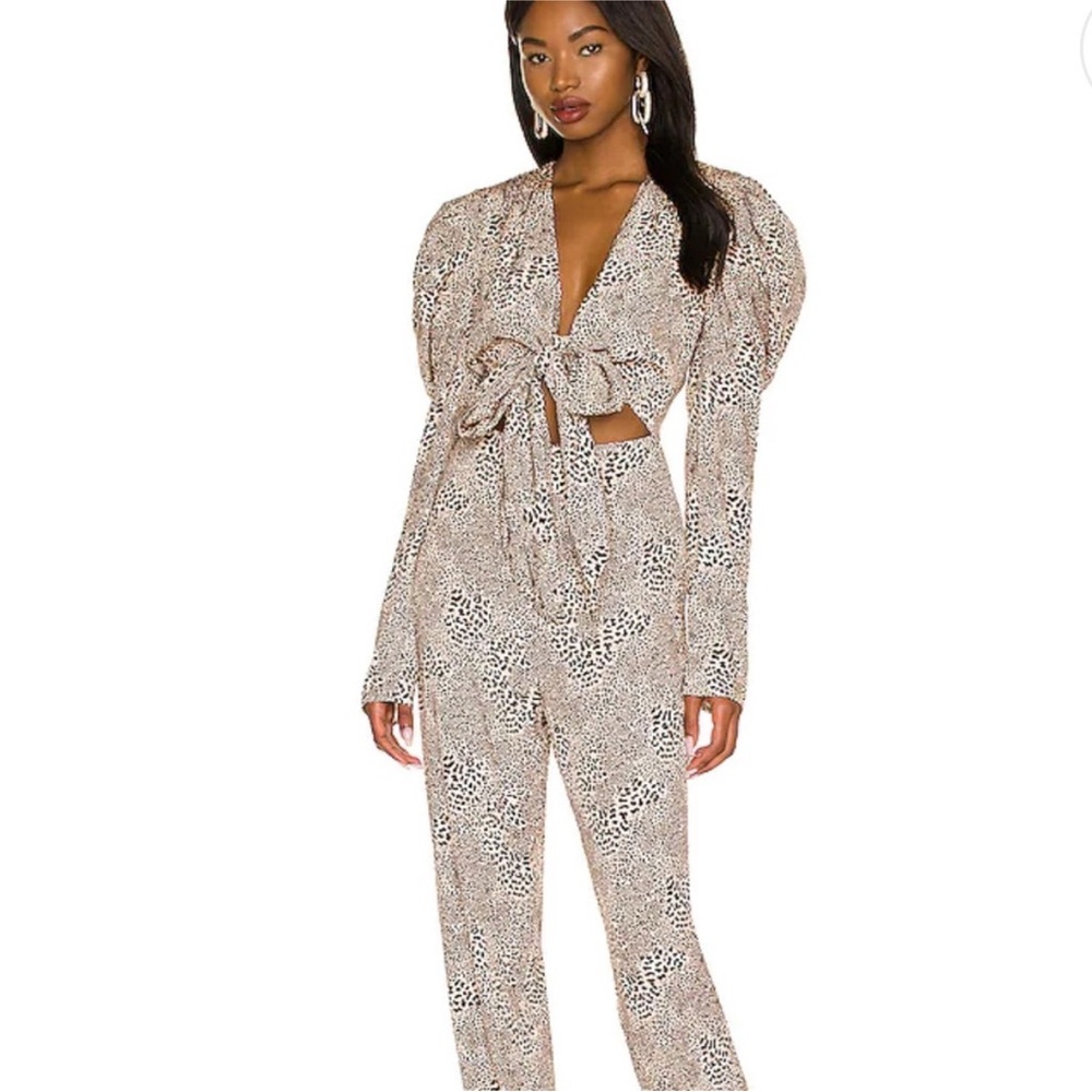 Lovers + Friends Animal Print Jumpsuit